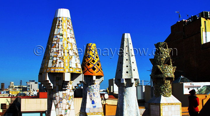 Modernist chimneys Barcelona