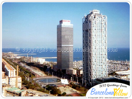 Vila Olimpica Barcelona - hotel Arts and Torre Mapre