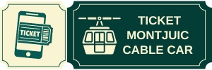 Montjuïc cable car ticket 