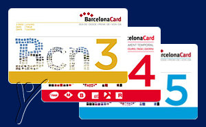 Barcelona Card city pass. 3, 4 or 5 day card