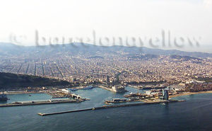 Aerial photos of Barcelona