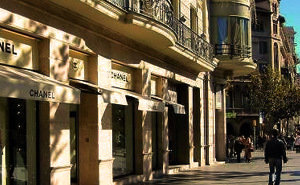 Passeig de Gracia - Paseo de Gracia street Barcelona
