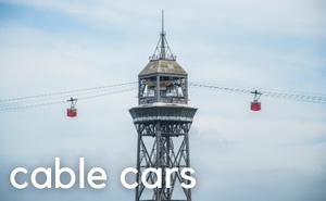 Barcelona cable cars & funicular mountain trains