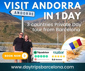 Day tour from Barcelona to France and Andorra