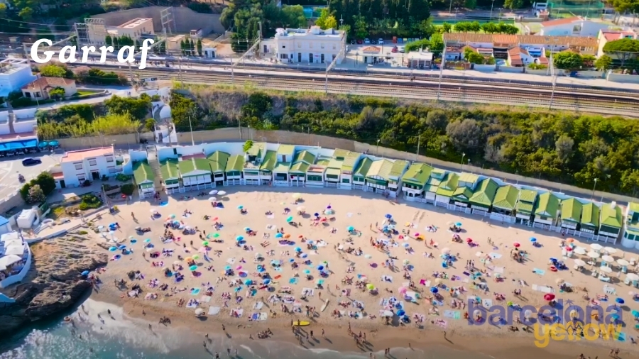 Garraf beach near Barcelona