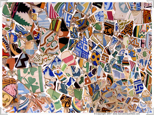 Barcelona patterns mosaic