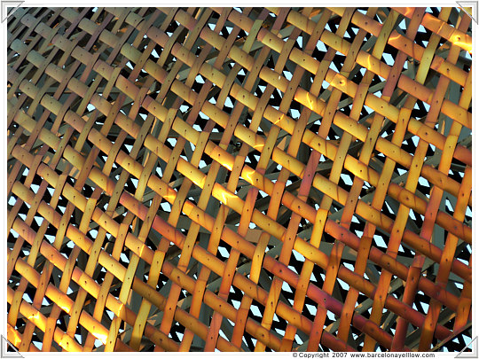 Barcelona patterns fish Frank Gehry