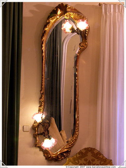 Mirror designed by Gaudi