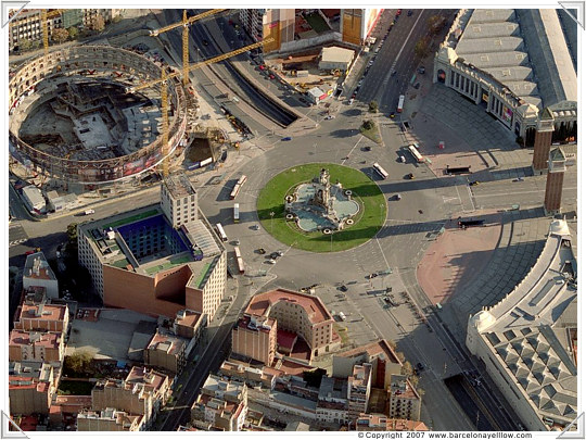 Barcelona aerial photos