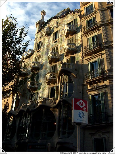Casa Batllo by Antoni Gaudi Barcelona