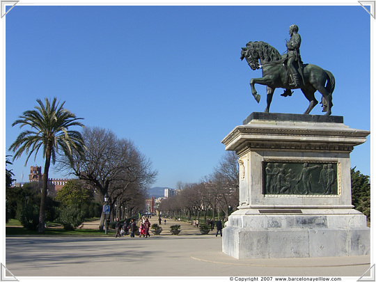 General Joan Prim statue Barcelona