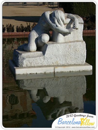 Parc de la Ciutadella - El Desconsol statue Josep Llimona