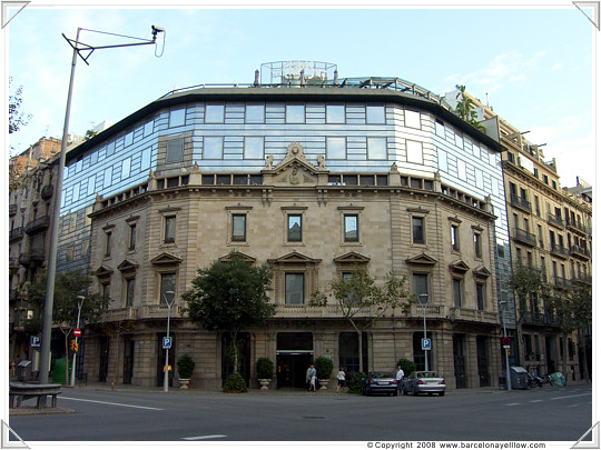 Typical building Eixample district of Barcelona