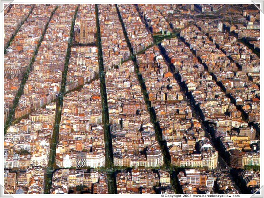 Barcelena Eixample grid