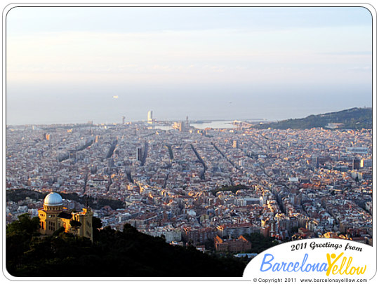 Views of Barcelona from Tibidabo