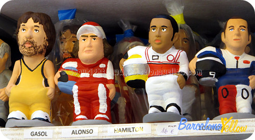 F1 drivers Caganer