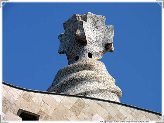 Casa Mila, La Pedrera by Gaudi in Barcelona