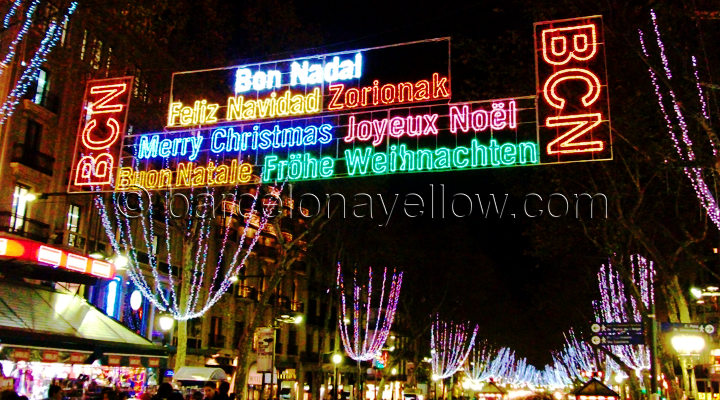 Christmas Lights Barcelona