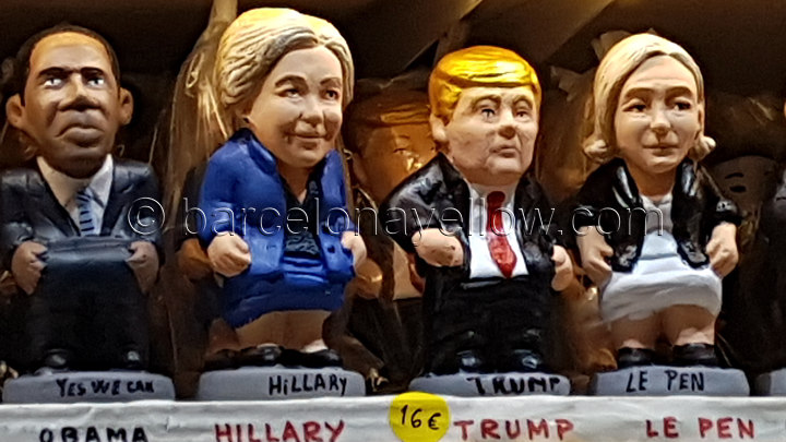 Trump Caganer Barcelona