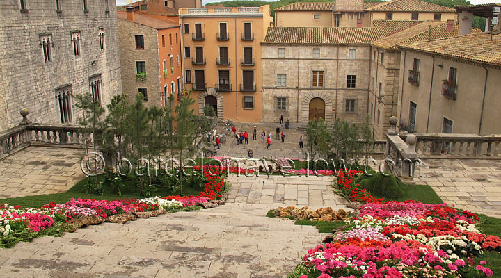 girona_cathedral_steps_flower_festival