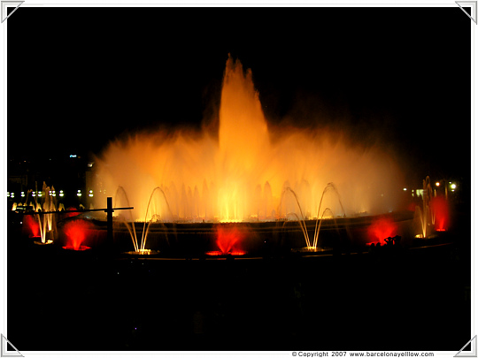 Barcelona Magic Fountains Montjuic