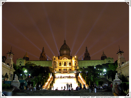  Palau Nacional Barcelona by night