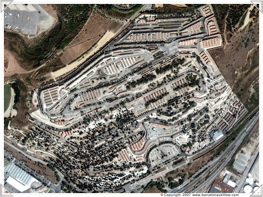 Cementario de Montjuic - Barcelona satellite photos