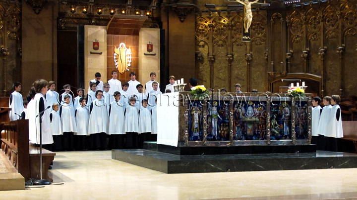Escolania de Montserrat boys choir 