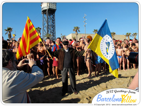 New Years Swim Barcelona. Primer Bany de L'Any