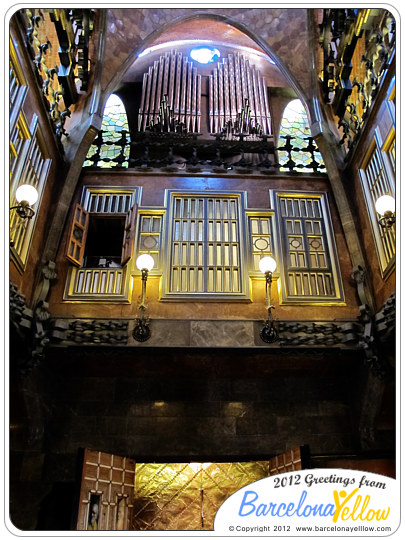 Palau Guell pipe organ