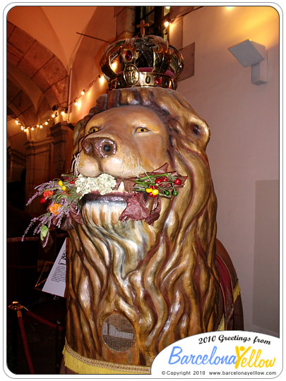 El Lleó - the Lion - one of Barcelona's mythical beasts