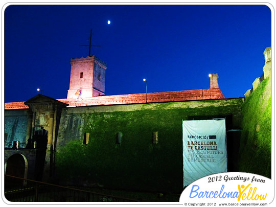 Castell de Montjuic night