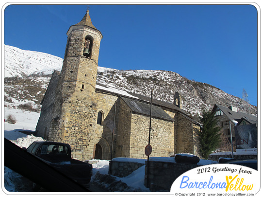 Romanesque church near Baqueira-Beret 