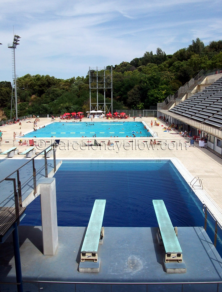 Barcelona 2021 - Olympic diving swimming pool Montjuic