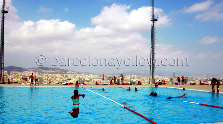 Barcelona 2021 Barcelona Olympic Swimming Pools On Montjuic Hill